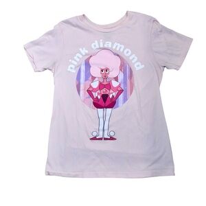 Pink Diamond Steven Universe Cartoon Network Pink Short-Sleeve T-shirt Size M
